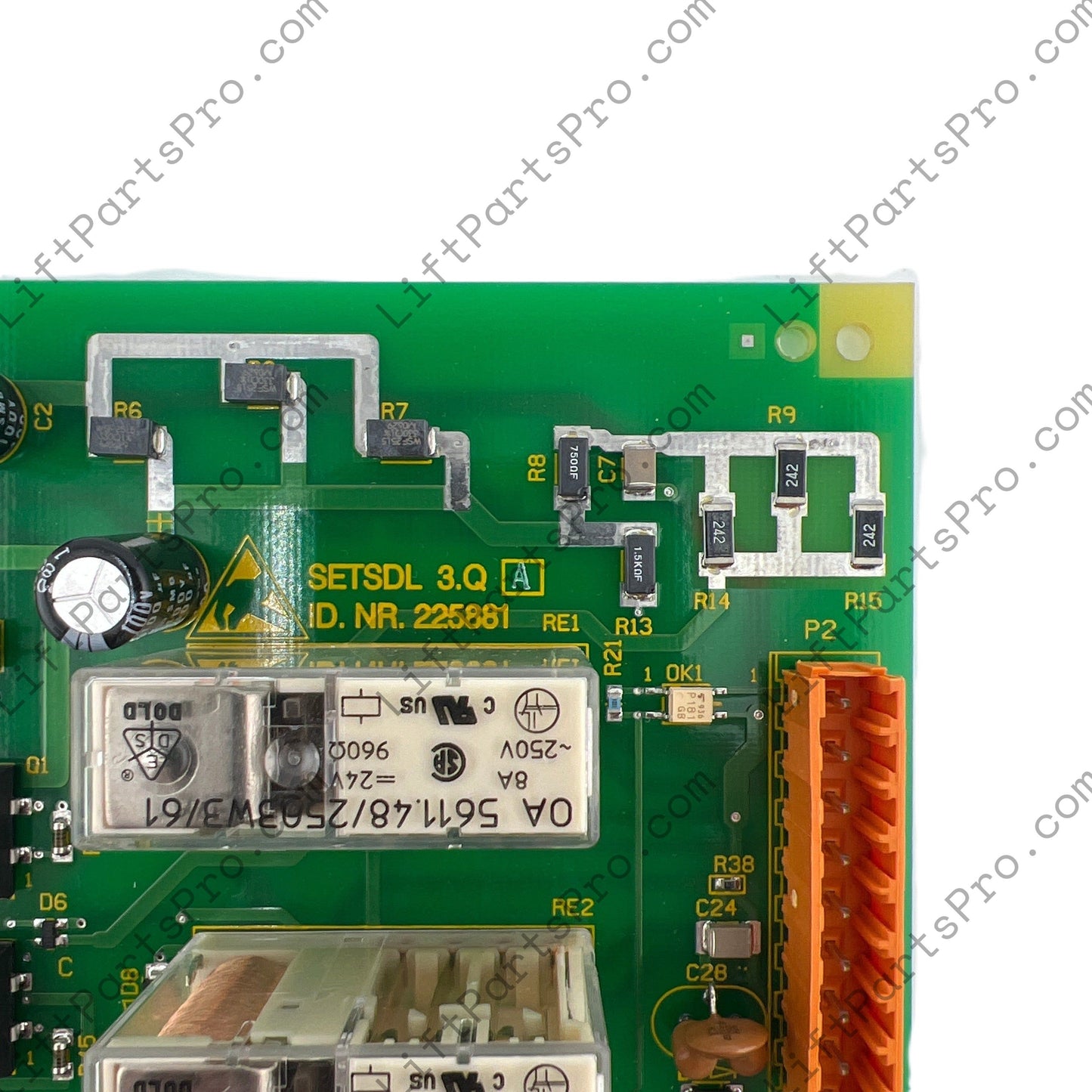 Schindler Elevator SETSDL 3.Q Circuit Board PCB Control Board 225881