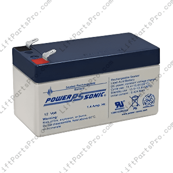 Power Sonic battery on a white background