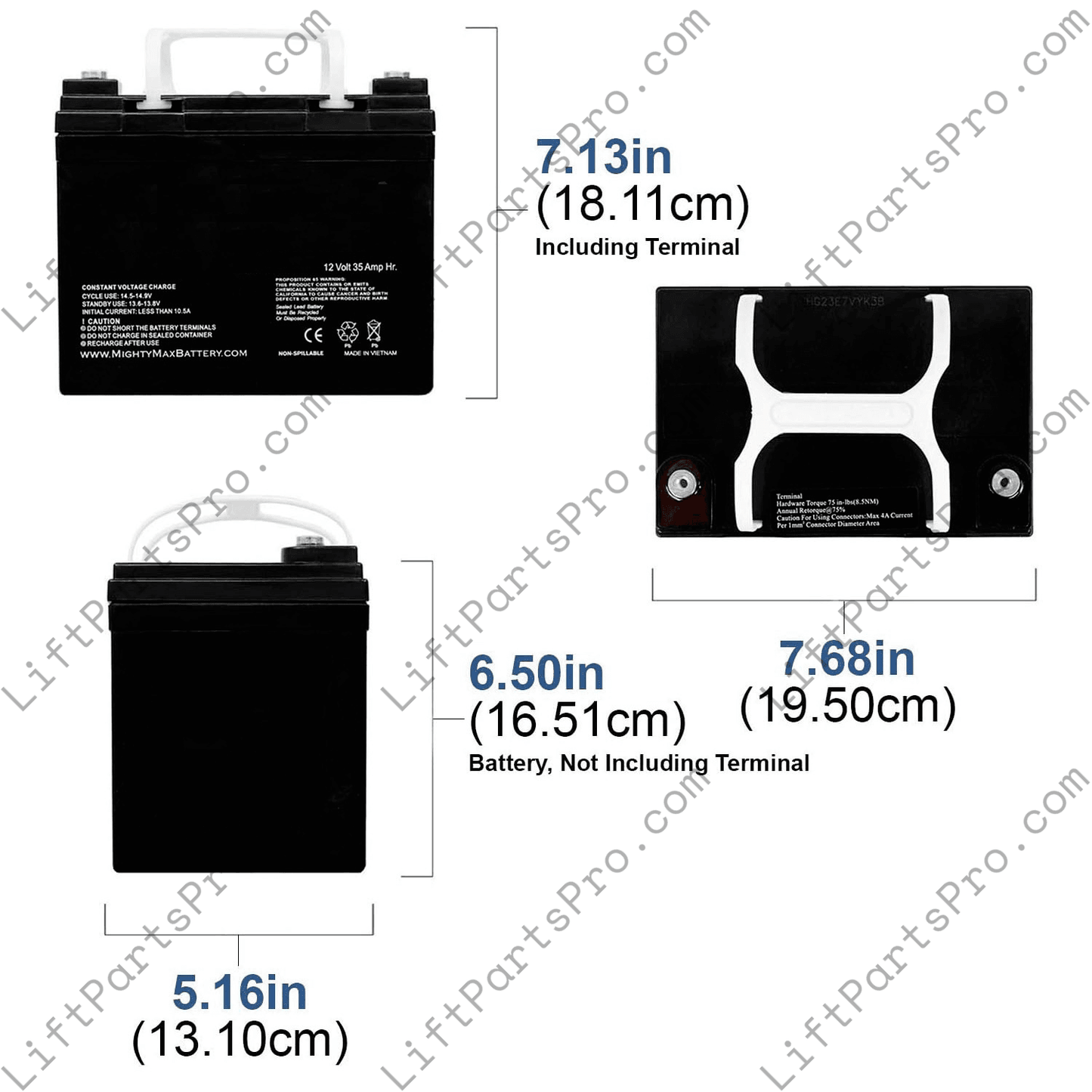 Battery Pair - NWOV, Porch-Lift & Inclinator Elevator & Platform Lift