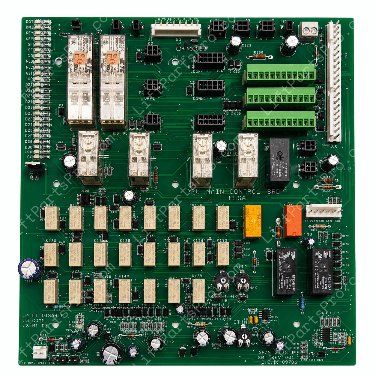 Concord Elevator Main Control Board #771251