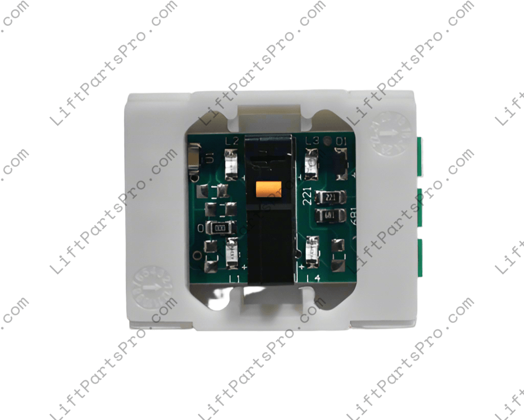 DMG Pushbutton Contact Block - Red LED, 24V