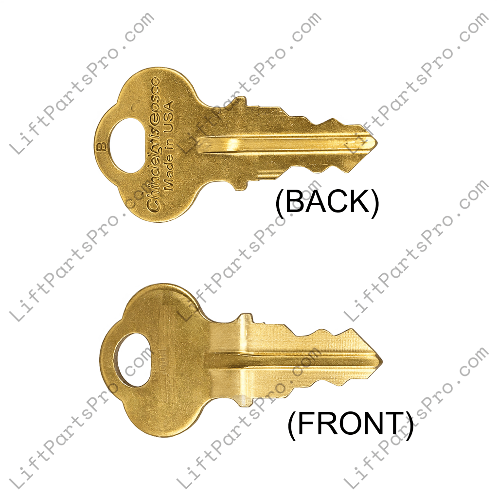 Dover Elevator Key H2007 Kafka Chicago Lock Key 2007