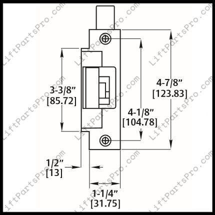 Folger Adam Stainless Steel Electric Lock for Porch-Lift VPLs