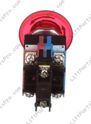 Emergency Stop Switch - Large Illuminated Head - NWOV, Porch-Lift, Etc.