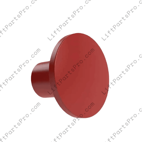 Red Emergency Stop Knob Grip for Garaventa Stair Trac II