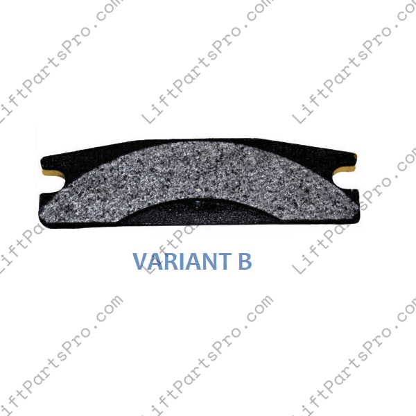 Inclinator Elevette Kidney-style Brake Pad #21301961