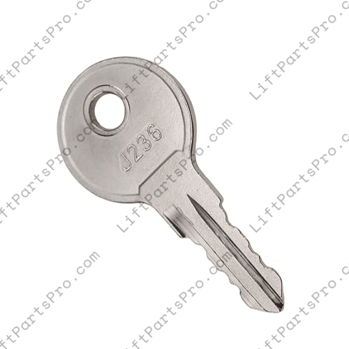 J236 Key - Savaria Service Access Hatch - Manual Lowering
