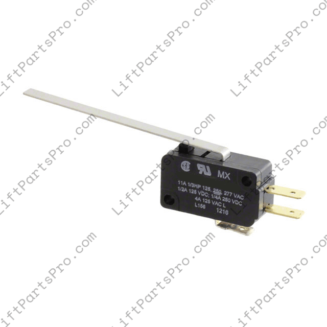 Microswitch, 11A, Long Lever - Multiple Lift Application