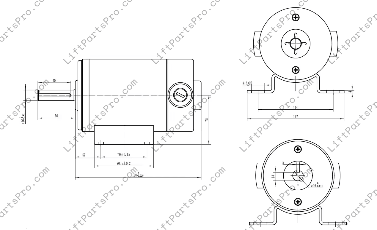 Wheelchair Lift Motor