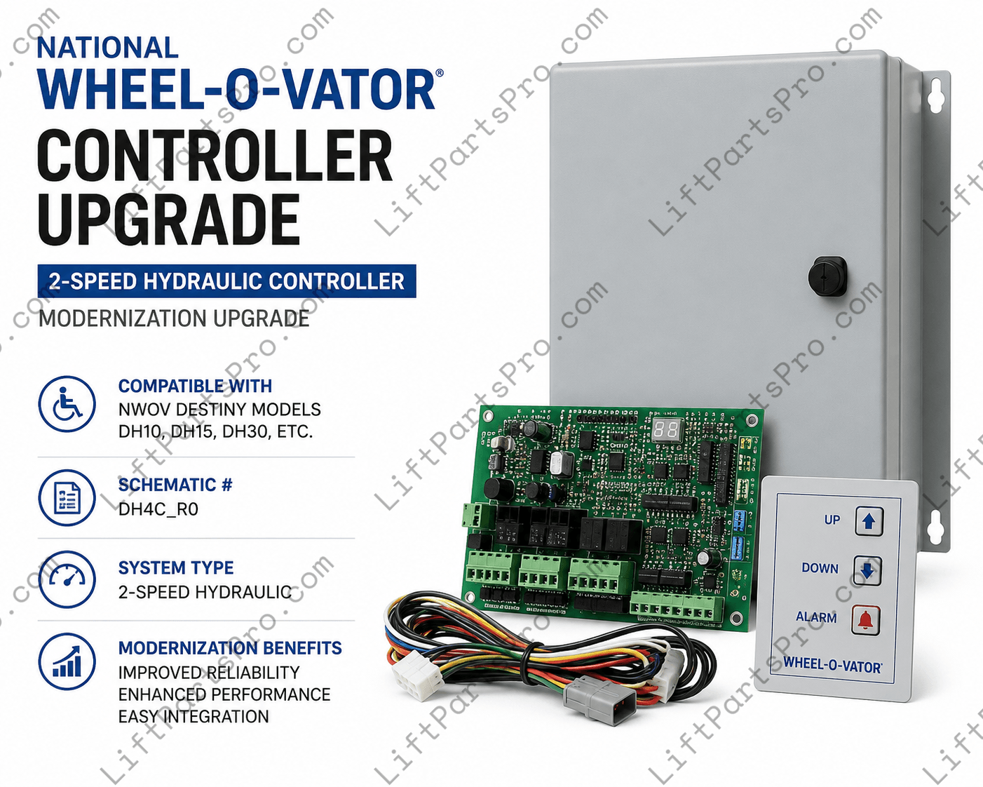 National Wheel-O-Vator Destiny DH30 Controller Upgrade Kit