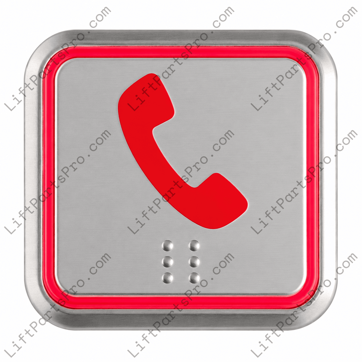 Phone COP Square Pushbutton for NWOV Evolution Elevators