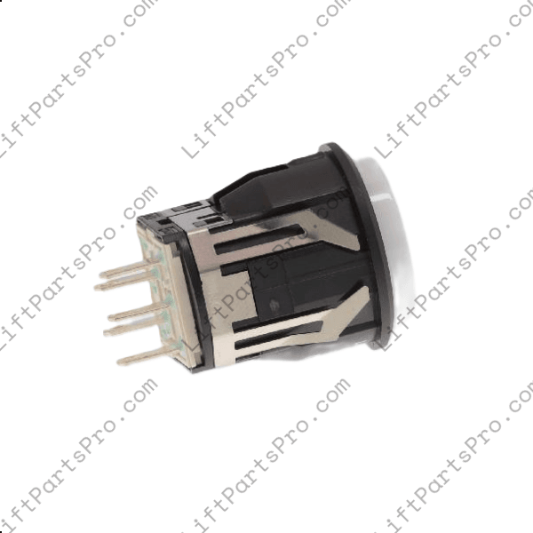 White round replacement push button for elevator call stations - Windsor Elevator Cabs