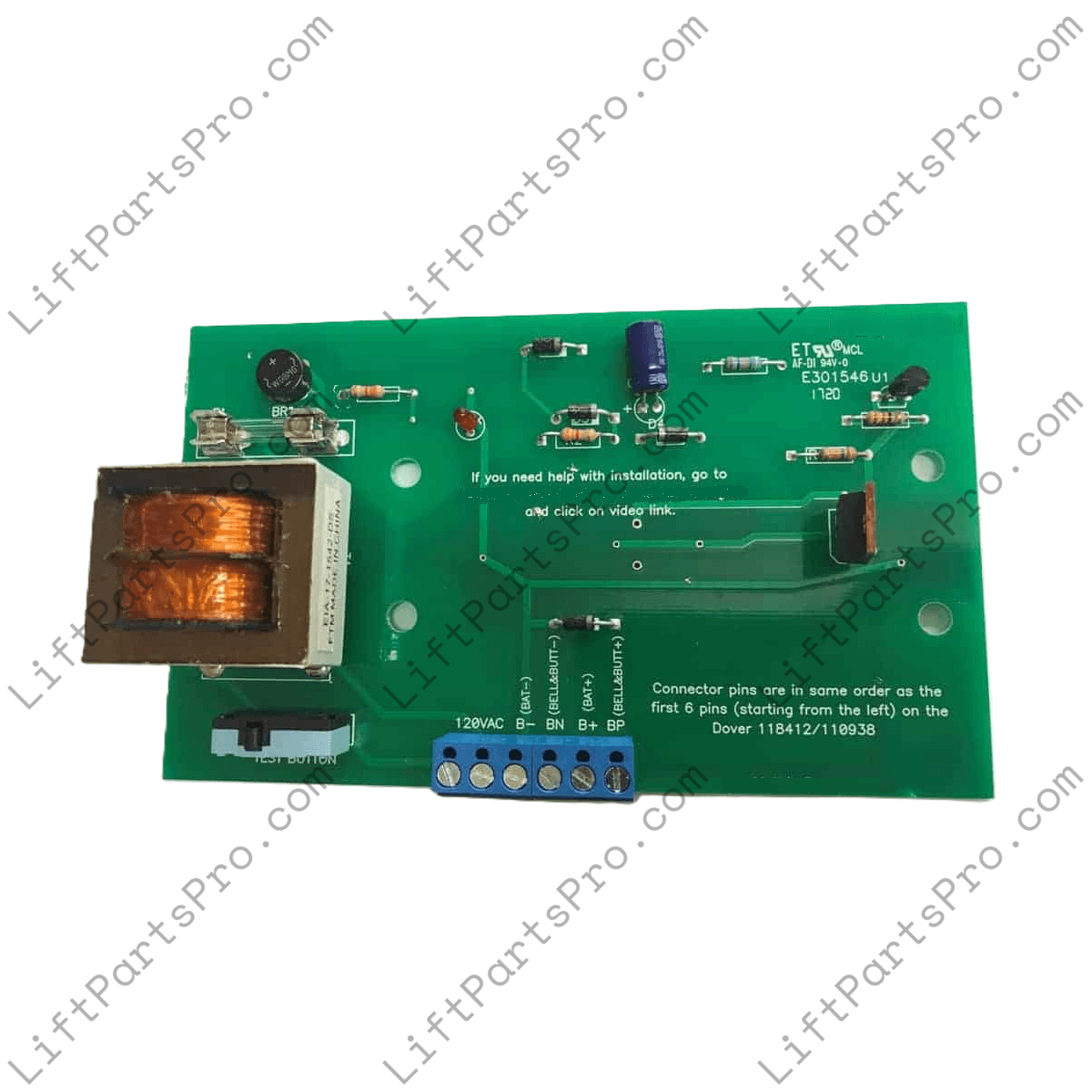 Replacement Emergency Light Board for Dover & ThyssenKrupp