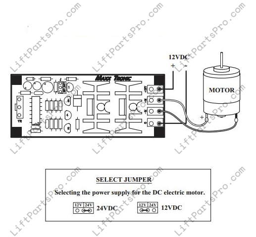 Harmar Platform Lift DC motor PWM Speed Controller Board