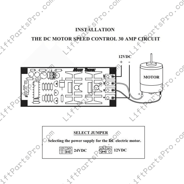 Harmar Summit Wheelchair Lift Speed Control Circuit Board 46103