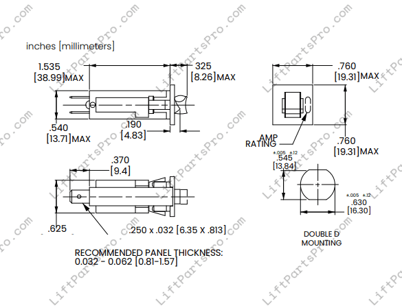 7-Amp Thermal Reset Breaker - Harmar/Summit and Others