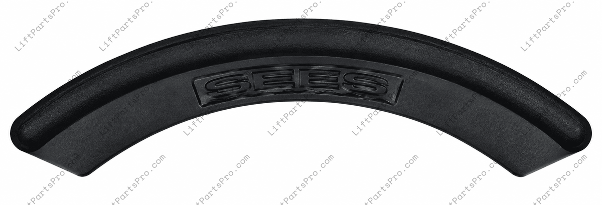 Top-down view of SEES Elevator Hoistway Door Wedge Tool #DWT-005