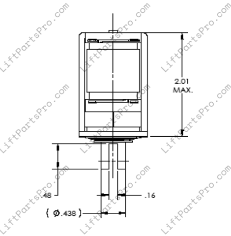 Lock Actuator for Porch-Lift "Star Wheel" Assemblies