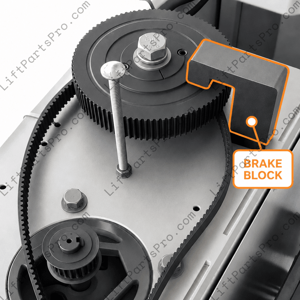 Replacement Brake Block TT316 for RAM Trus-T-Lift 750 models