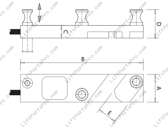 EMCO Dinacell SWK Elevator Wire Rope Load Level Limit Sensor Switch