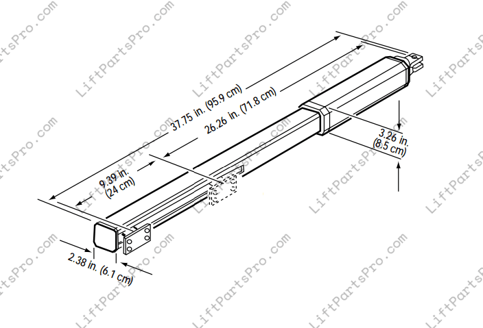 National Wheel-O-Vator Replacement Gate Opener Arm