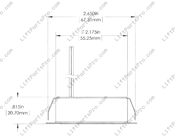 Elevator Cab Recessed Puck Light - 2.5" - Symmetry and Others