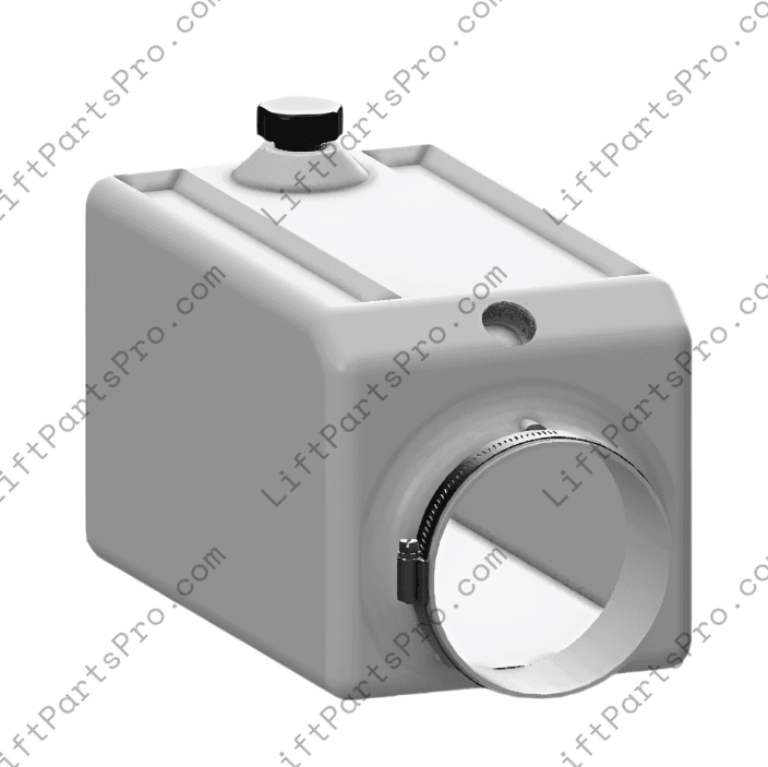 Plastic Hydraulic Tank - 6.75" x 6.75" x 13"