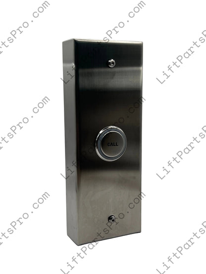 Stainless Steel Hall Call Assembly for REI Residential Elevators