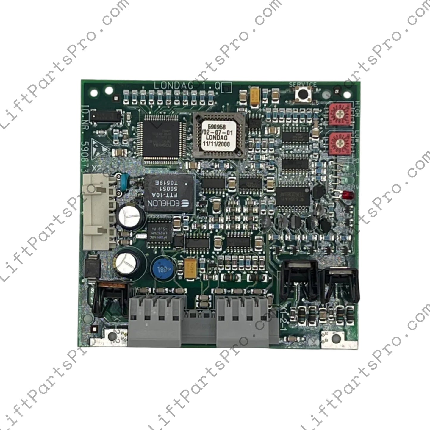 Schindler Elevator PCB Londag 1.Q Board – ID.NR. 590873