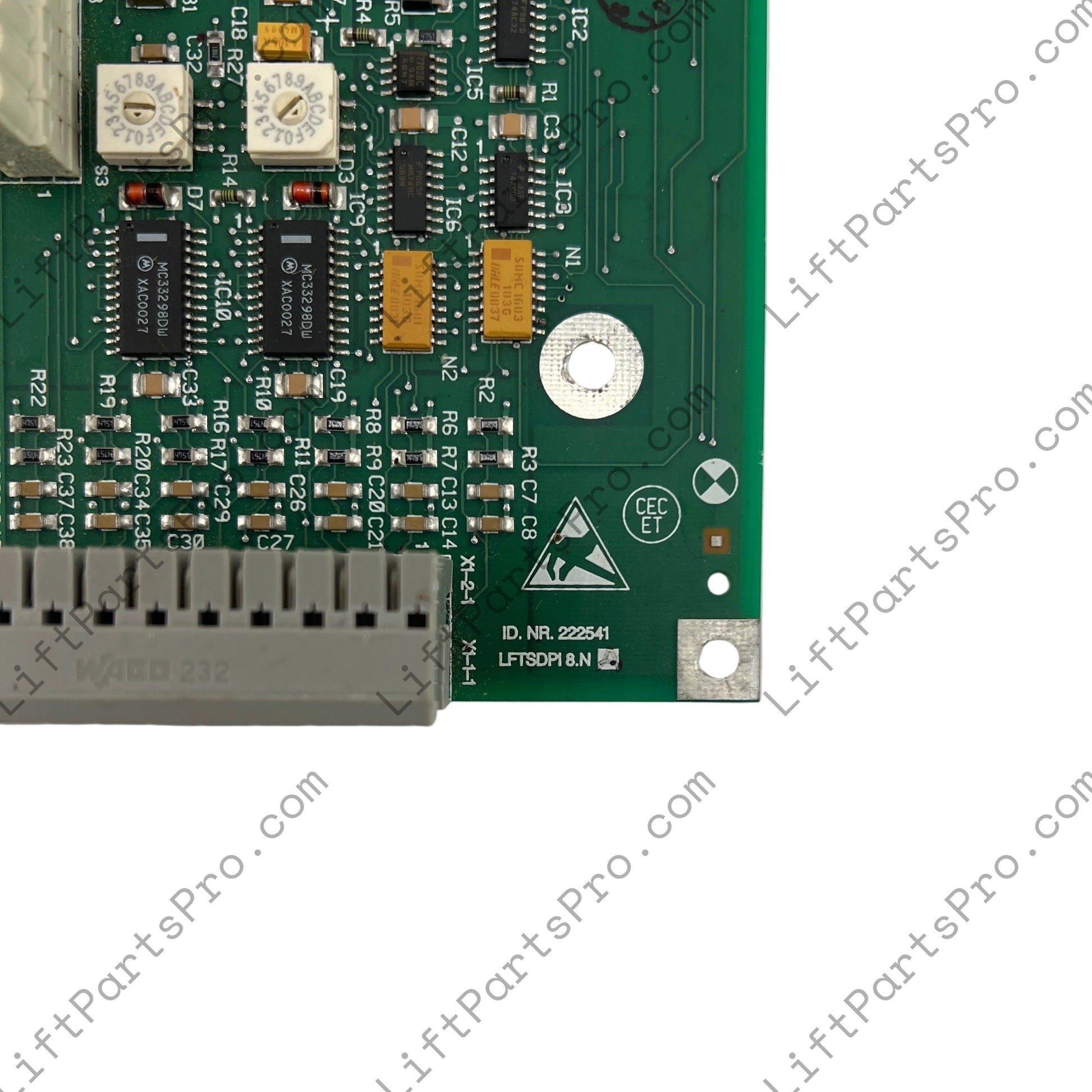 Schindler Elevator LFTSDPI8 Circuit Board ID.NR. 222541 Control PCB Assembly