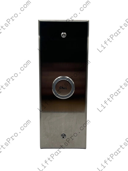 Stainless Steel Hall Call Assembly for REI Residential Elevators