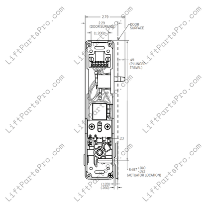 Access Industries LEV Elevator Honeywell Interlock 2123301 RDI-H-L5P1 RDI-H-R5P1 RDI-A-L RDI-A-R