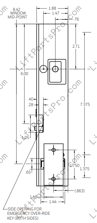Access Industries LEV Elevator Honeywell Interlock 2123301 RDI-H-L5P1 RDI-H-R5P1 RDI-A-L RDI-A-R