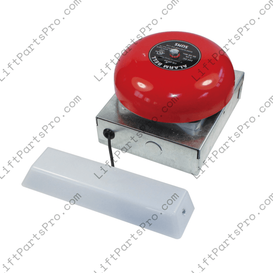 Emergency Light and Alarm Bell – Remote Trimline, Car Top Mount for Residential Elevators