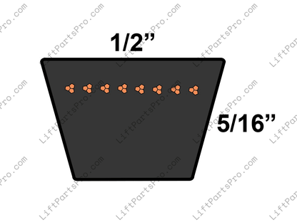 Harmar RPL Drive Belt