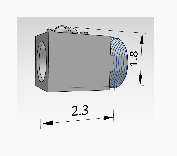 Ball Nut, 1" x .25" - Porch-lift