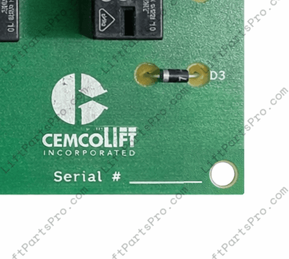 CEMCO Lift Battery Descent Unit Circuit Board BDU PCB Model 3188