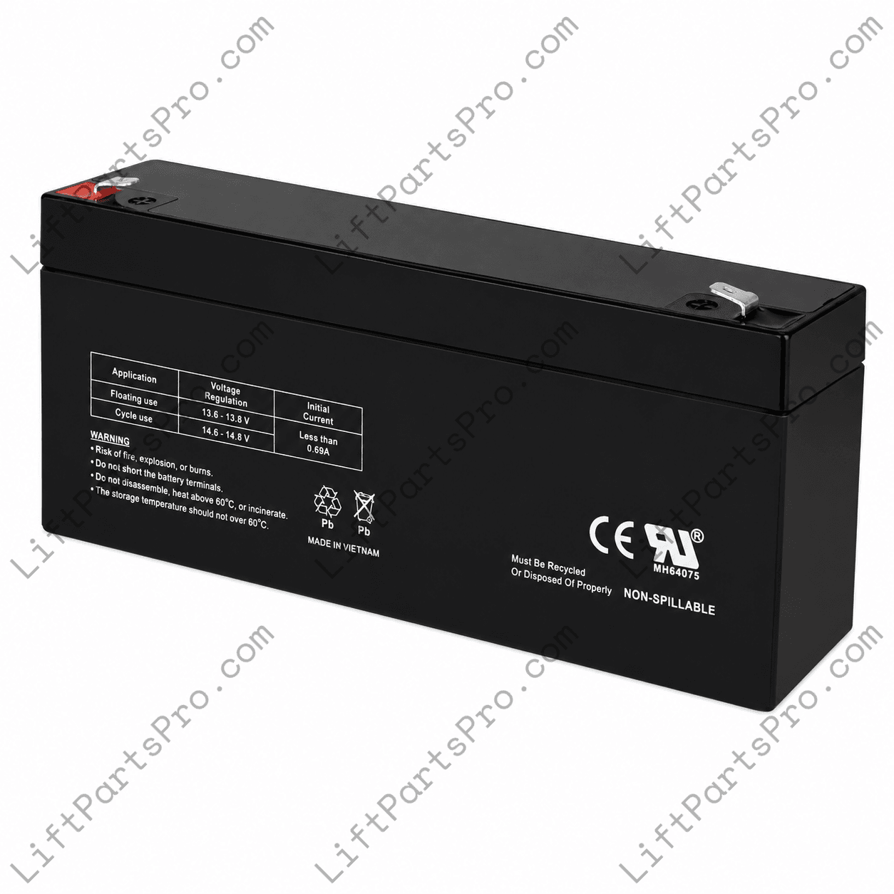 CEMCO Lift Elevator Emergency Light & Alarm Backup Battery