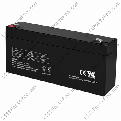 CEMCO Lift Elevator Emergency Light & Alarm Backup Battery