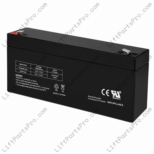 CEMCO Lift Elevator Emergency Light & Alarm Backup Battery