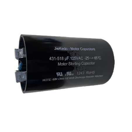 Motor Starting Capacitor, 431 -518 uF