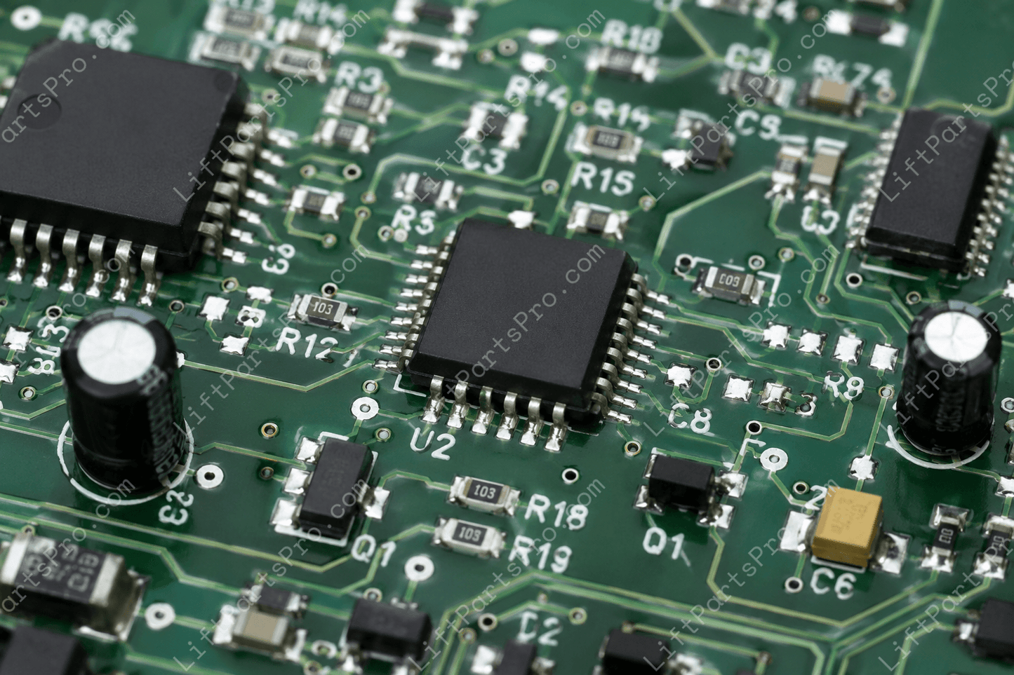 Generic circuit board close-up for temporary placeholder until actual image can be taken.