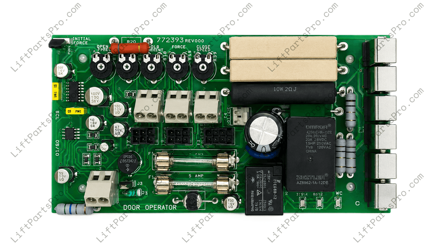 Commander Door Operator Circuit Board #772393 for Select Concord Elevators