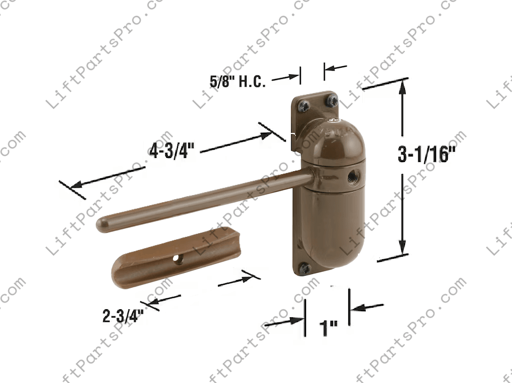 Miniature Brown Gate Closer - Garaventa / Genesis
