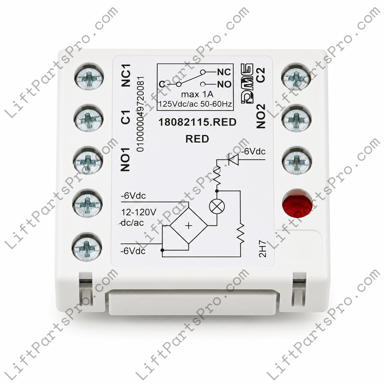 DMG Cone Button Contact #18082115.RED