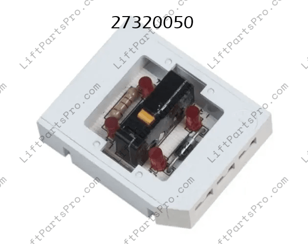 DMG Pushbutton Contact Block - Red LED, 24V