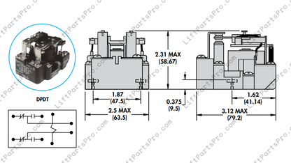Dover PR2709 Relay for elevator controller PR-2709 