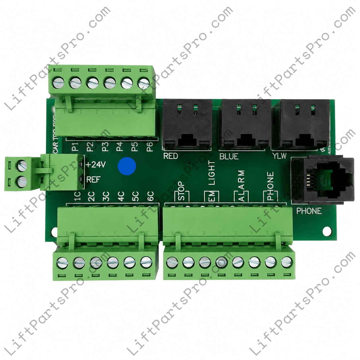 EMI Porta Board #PCBCTP for car top processing in elevator installations. 