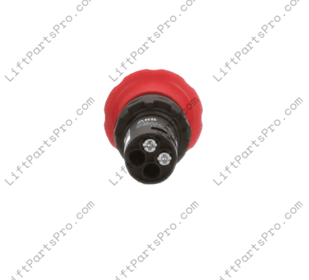 Red Mushroom Twist‑Release Emergency Stop Pushbutton for Elevator Lifts