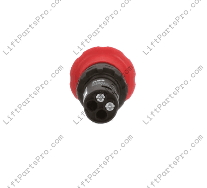 Red Mushroom Twist‑Release Emergency Stop Pushbutton for Elevator Lifts